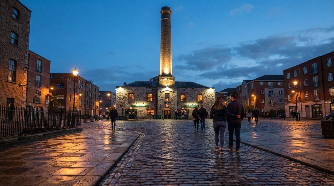 Smithfield, Dublin: whisky, trad og torvet der aldrig rigtig står stille